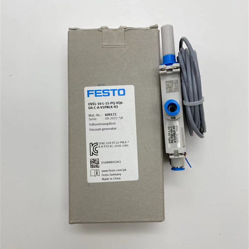 FESTO 609172 604122真空发生器OVEL-10-L-15-PQ-VQ6-UA-C-A---H3