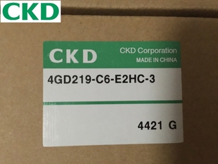 E22C 4GD219 E2C DC24V 喜开理CKD电磁阀4GD219