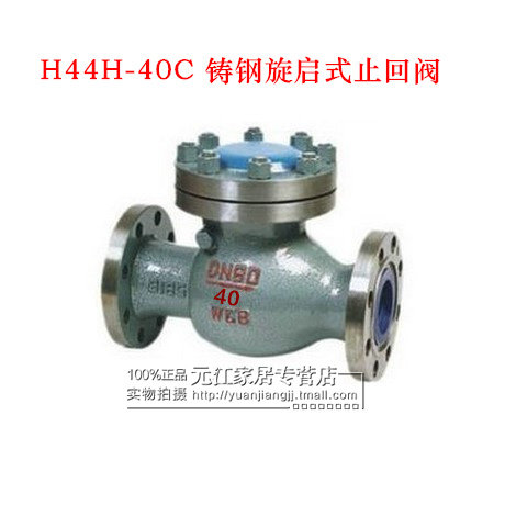 H44H-40C 铸钢旋启式止回阀 单向阀DN50 65 80 100 125 150 200