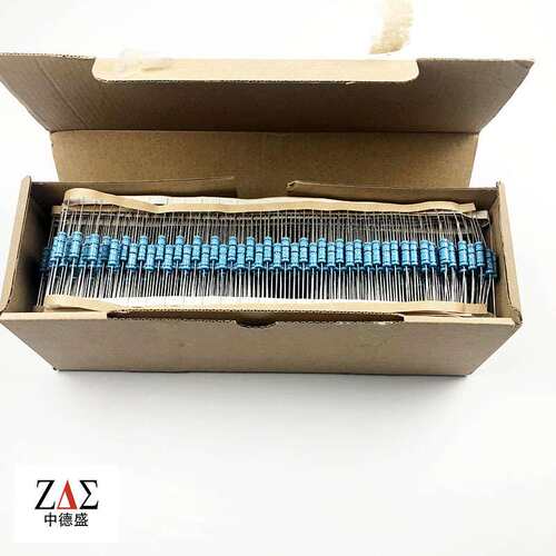 金属膜插件电阻2W 1% 1R 2.2R 5.1R 10R 51R 金膜电阻 全系列现货
