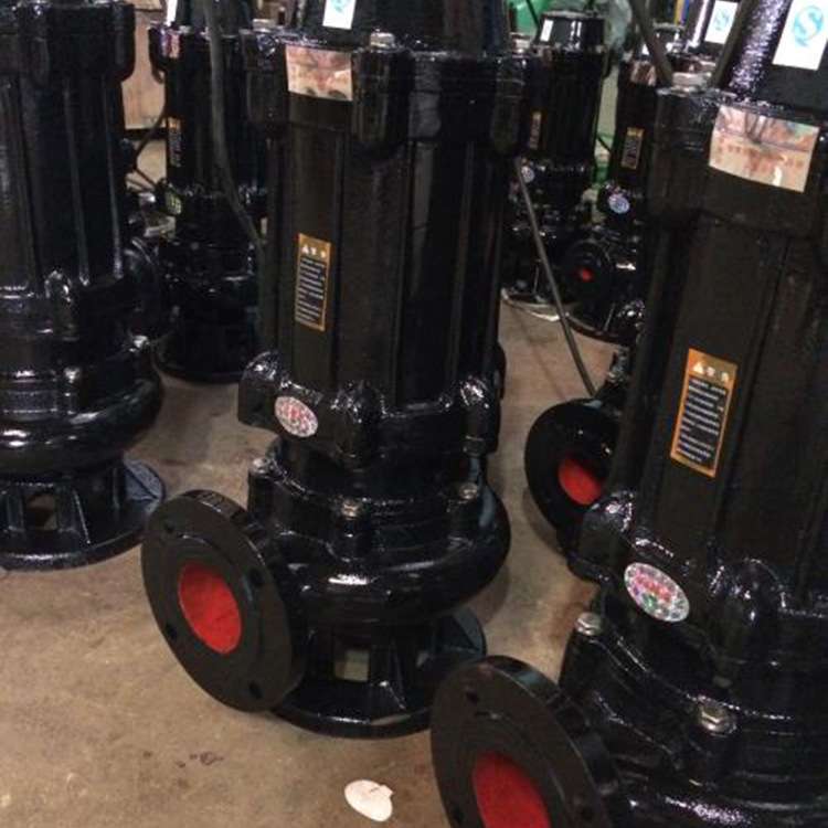 WQ型无堵塞排污水泵2寸污水泵三相潜水足功率工程排污泵380V