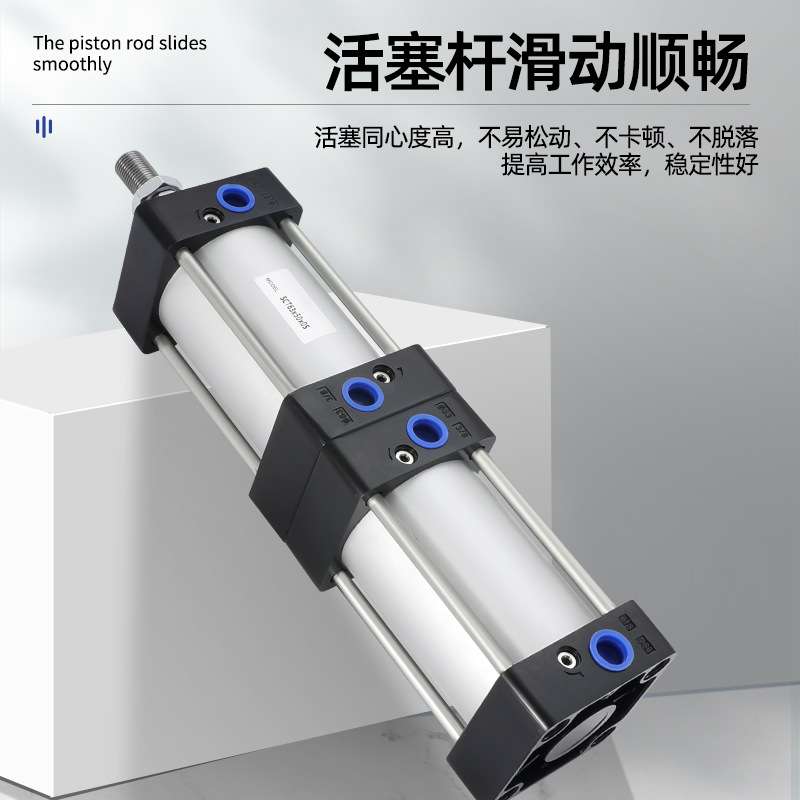 SC倍力 多位置气缸SCT32-200缸径 增压双节 双倍力气缸