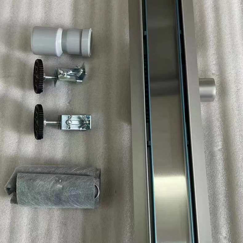 同层排水欧式不锈钢长形地漏下水快速大排量酒店家用浴室地漏