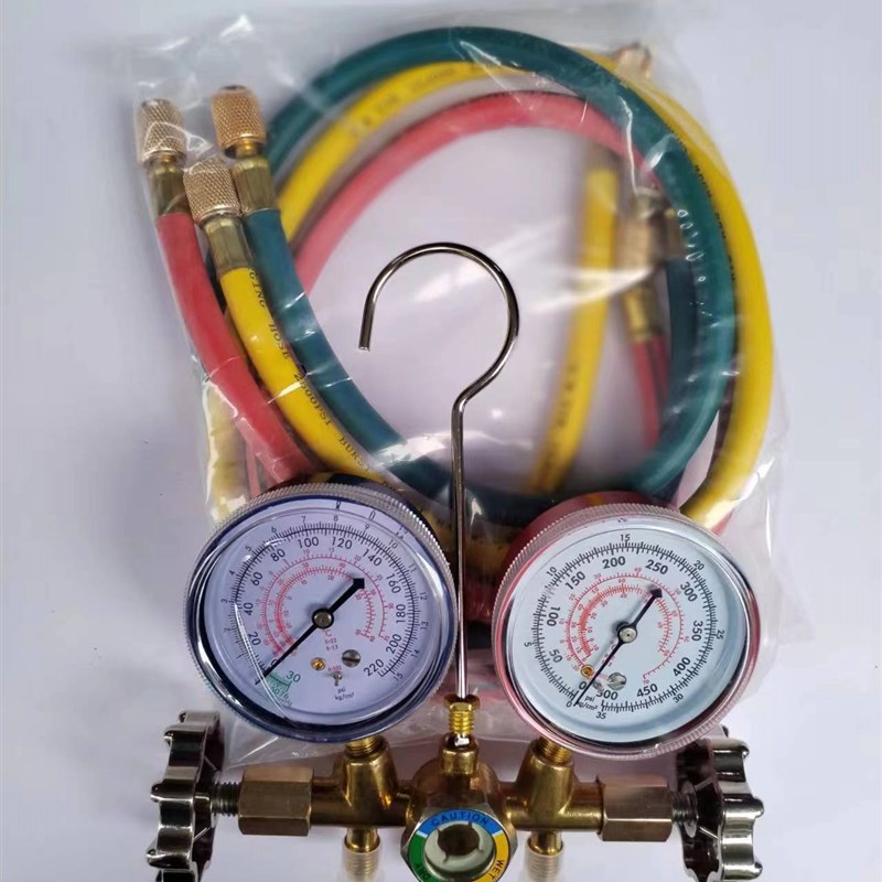 汽车空调雪种加氟表冷媒表 R22/R134A/R404A/