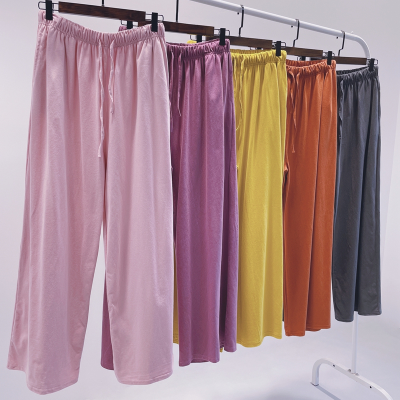 棉大腿裤女舞蹈服长裤古典舞现代舞中国舞练功服练功裤宽松直筒裤