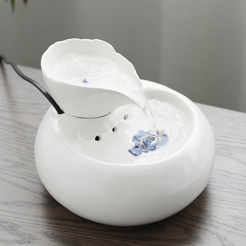 猫咪饮水机宠物智能饮水机自动循环流动流水喂水器喷泉活水盆立式