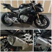 天蝎碳纤维钛合金改装 摩托车S1000R 排气管 S1000RR