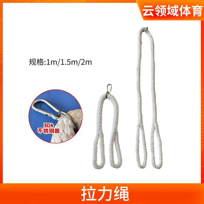 肱二三头肌高位下拉绳索训练双头绳健身面拉飞鸟拉力器把手
