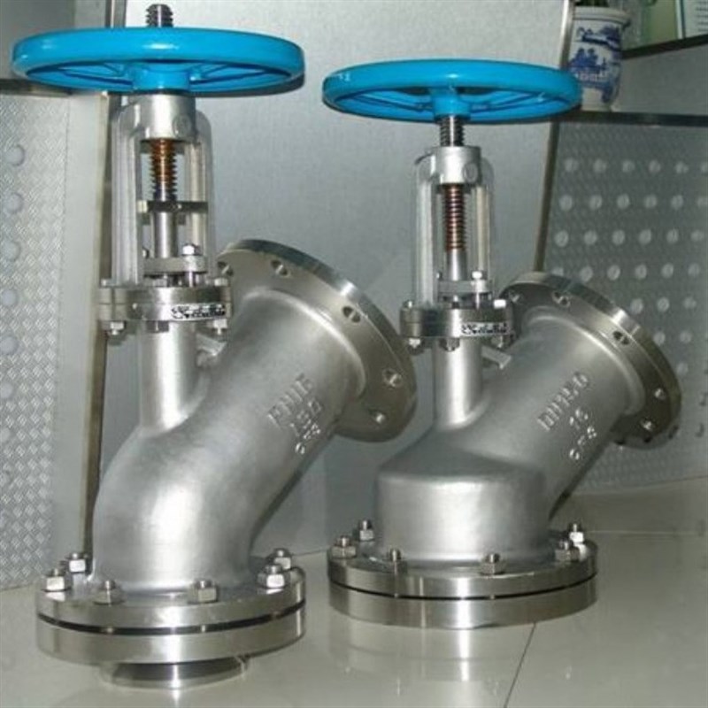 HG5-89-1角式放料阀 封圈进行特种处理使表面硬度达到HRC56~62,