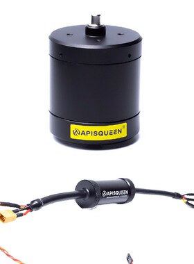 APISQUEEN 无刷水下电机A4650 24V 960W用于水下推进器无人船ROV