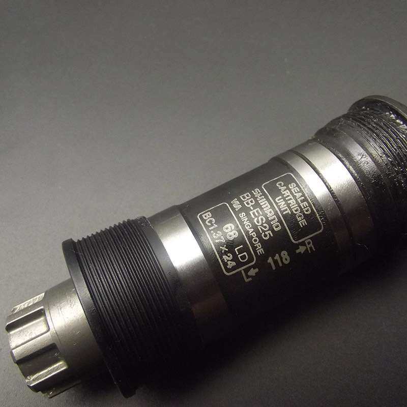 禧马诺SHIMANES25 ES300花键牙盘中轴68 73五通113MM 118MM 121MM
