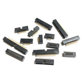 ISP接口JTAG插座6 50P 简易牛角座DC3 1.27mm镀金直针