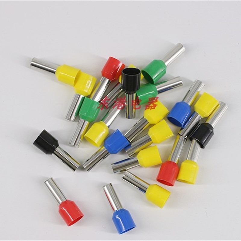 插针E10-12欧式冷压端子铜鼻子接线端子管型端子VE10-12针形端子