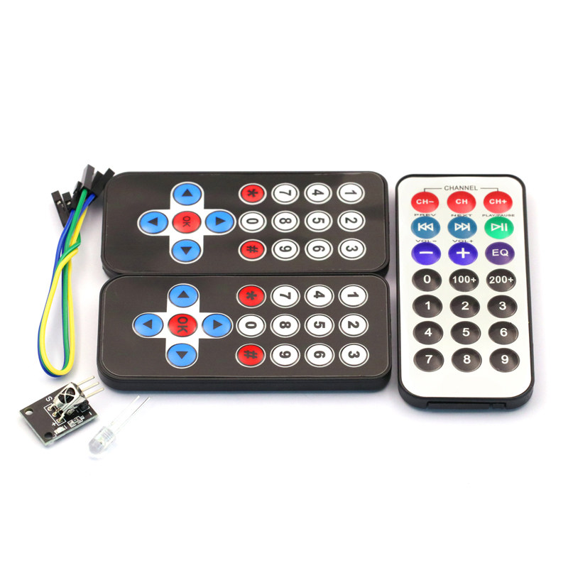 红外无线遥控套件 黑色红外遥控器+接收板 3件套 MP3红外遥控器,机械设备,矿山专用设备,淘宝优惠券,粉丝福利购,淘宝优惠卷