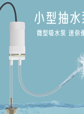 小型抽水泵微型直流家用抽水机电动迷你便携式吸水器自吸神器排水