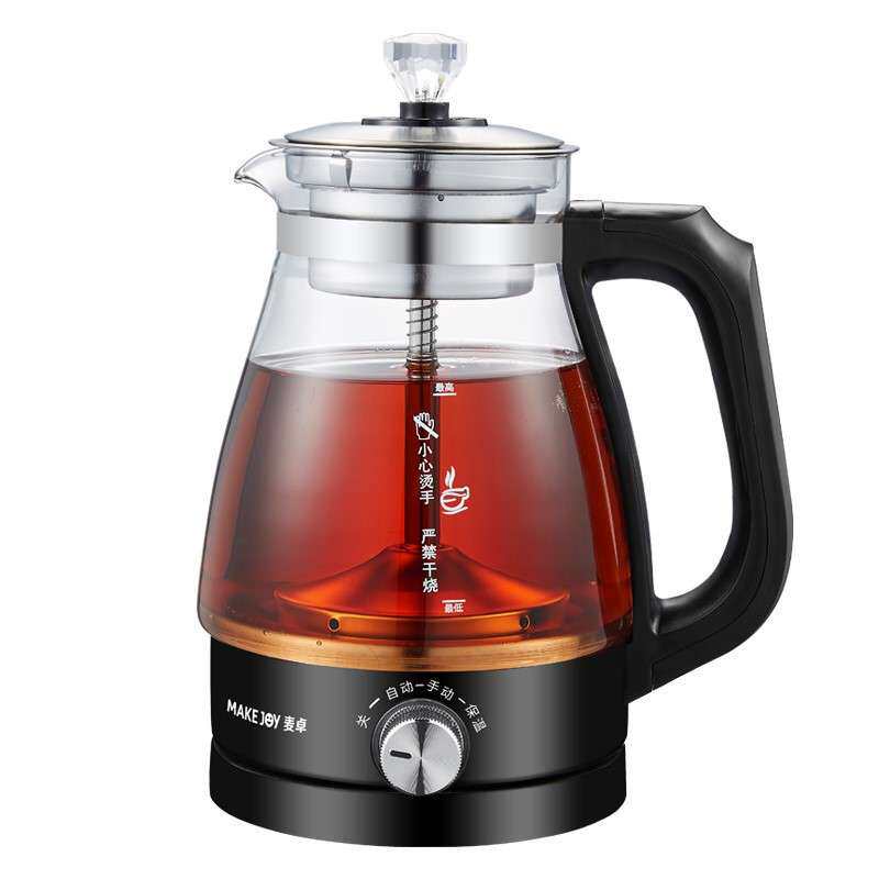 煮茶器黑茶煮茶壶蒸汽普洱茯茶蒸茶壶家用全自动玻璃电热花茶