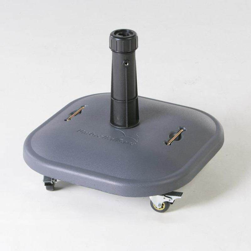 7公斤太阳伞水泥底座带轮子中柱伞水箱树脂底座户外遮阳伞伞墩