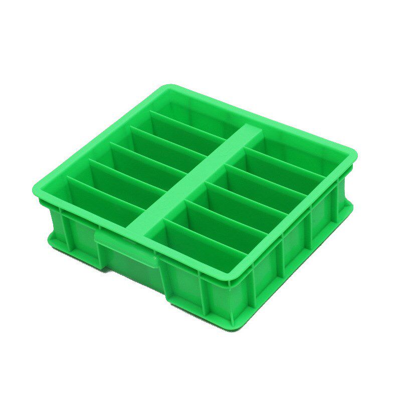 特厚十二格箱收纳盒物料分类盒零件工具配件分格多隔塑料周转箱