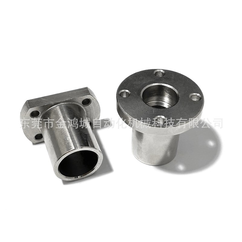 端部安装导向轴支座光轴固定底座STHXR STHXC 端面固定轴支架法兰