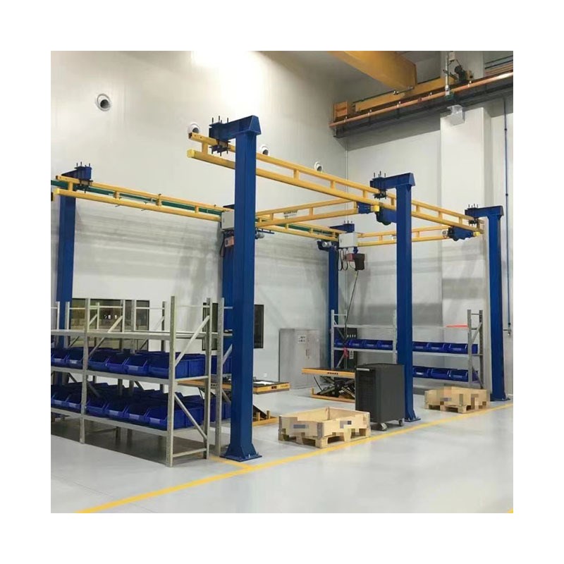 流水线车间用KBK组合起重机0.5吨KBK柔性吊 刚性kbk轨道起重机