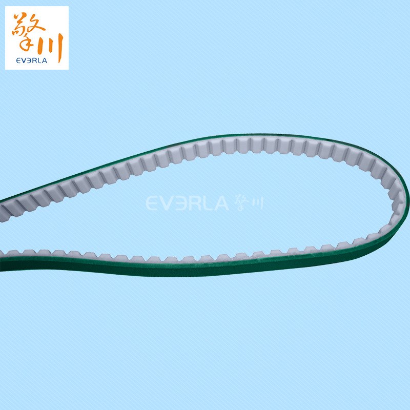 擎川everlaPU平面同步带加绿布聚氨酯钢丝齿形带无缝耐磨工业皮带