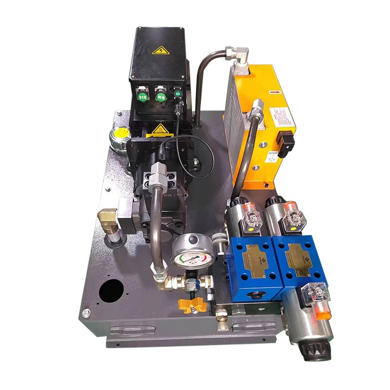 东莞子母缸液压油缸 伺服电机2.2KW液压系统 风冷降温液压泵站