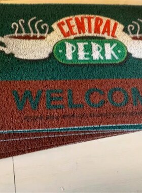 老友记周边central perk进门除尘丝圈防滑耐脏卫生间地垫