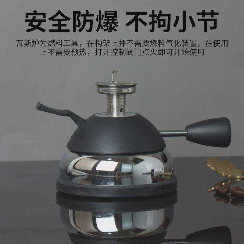 y不锈钢头迷你便携式咖啡炉 摩卡壶加热虹吸壶手冲壶瓦斯炉 家用