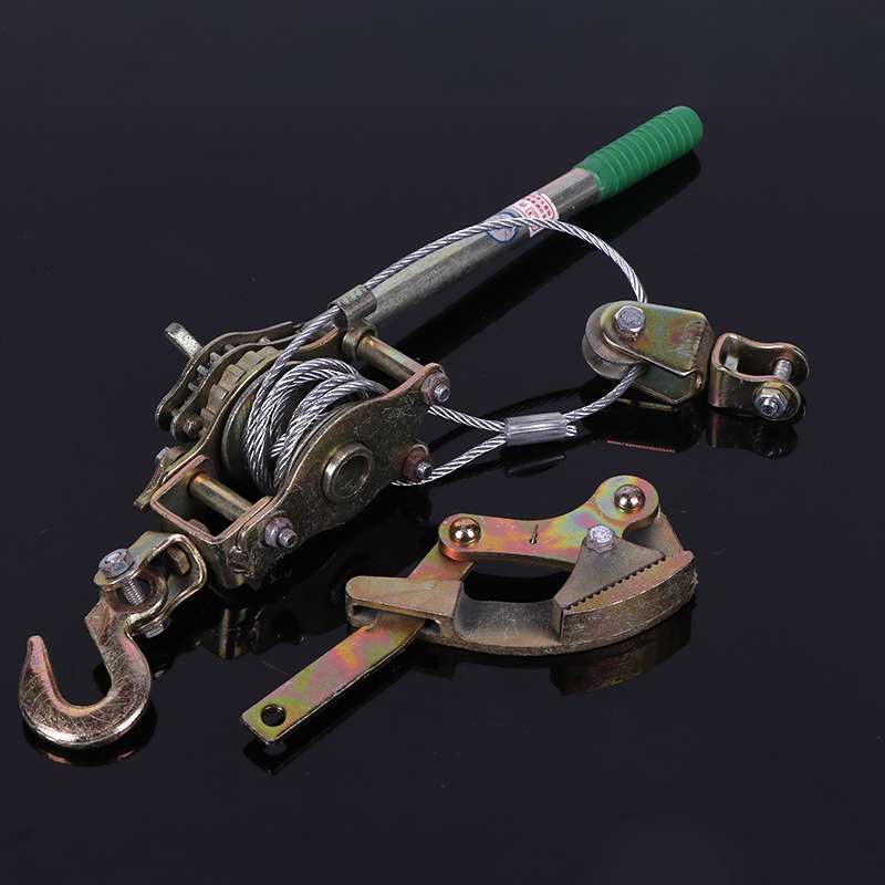 1-2T钢丝绳紧线器 钢丝绳链条手板葫芦牵引拉线扳手拉紧器厂家