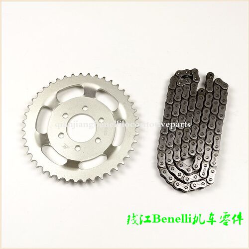 新款小黄龙BJ250-15E/幼狮BJ250大小链轮 链条 套炼 齿轮 小大齿
