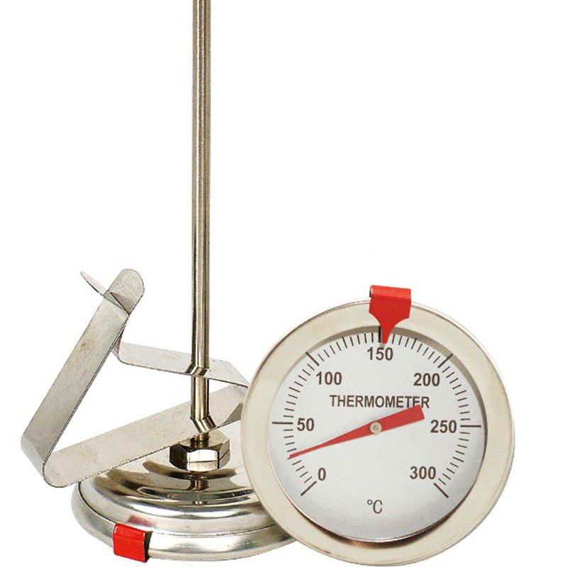 开泰油炸温度计 专测油温 0-300 油锅温度计 不锈钢温度计 精准