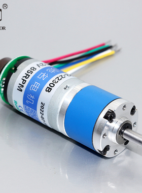 CM22-2230B微型22mm行星减速电机带编码器12V24V直流齿轮马达