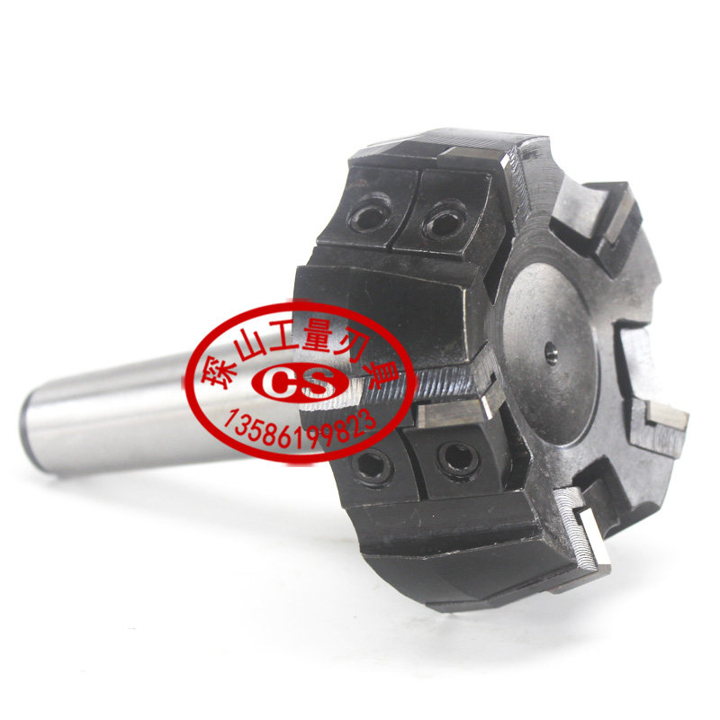 75硬质合金可转位立铣刀锥柄莫氏面铣刀MT-4号63/80/100