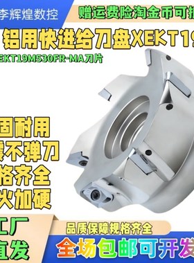铜铝用数控铣刀片XEKT19刀盘刀杆XEKT19M508FR-MA刀片铝合金专用