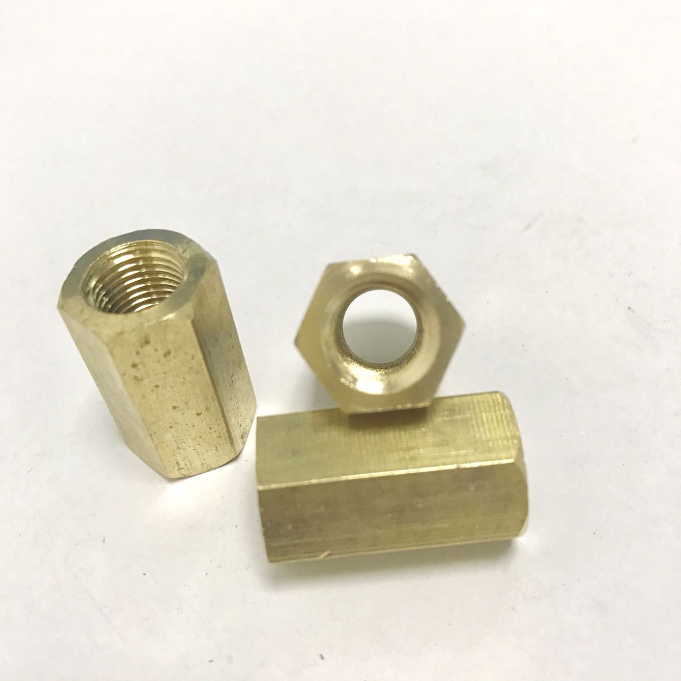 内丝直通铜接头 内螺纹m10x1 通丝接头 中心无隔断 6mpa 双内丝