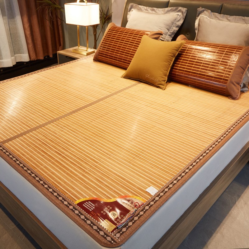 凉席竹席双面席学生宿舍冰丝凉席正反面夏季家用席子夏席床垫新品