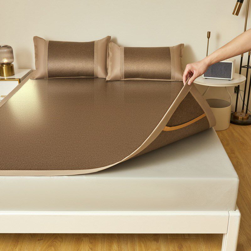 高端藤席两面可用加粗加厚家用双人床空调席纯天然手工编织凉席