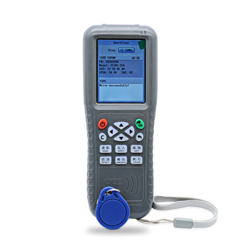 copykey-X5E拷贝齐跨境英文版多频ID卡复制机IC钥匙扣解码读写器