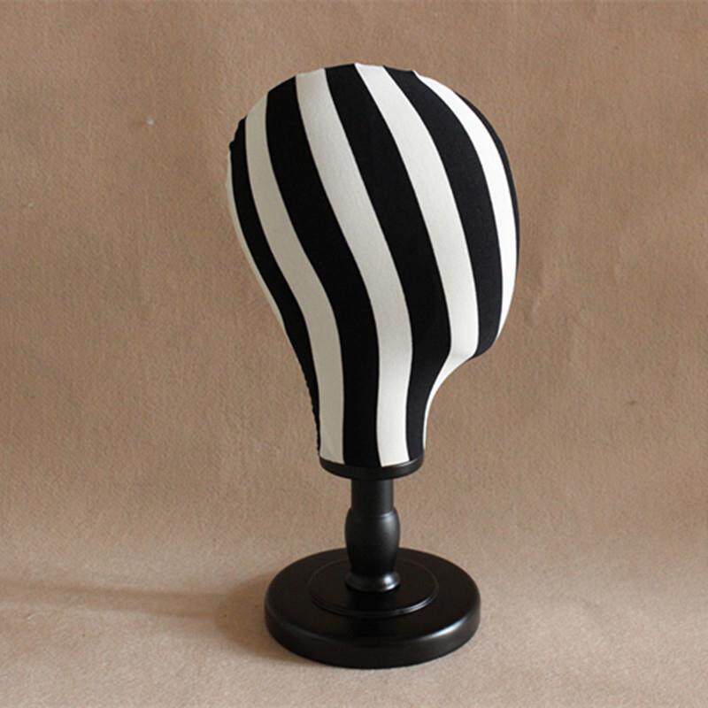 模特道具 女头模 帽子展示道具 假人头 包布头模 台式帽架 硬头