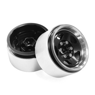 TRX4 RC1.9寸仿真攀爬车金属五星轮毂 km2 10越野车SCX10 90046