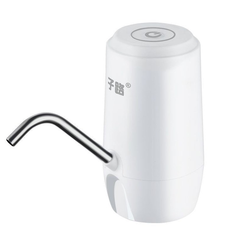 厂家直供 子路桶装水电动抽水器双泵快速吸水充电式自动压水器