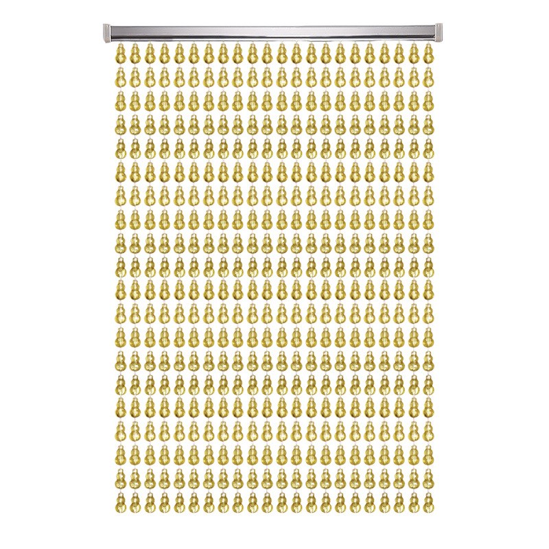 珠帘门帘塑料水晶防蚊蝇隔断帘家用葫芦帘子玄关卧室卫生间装饰帘