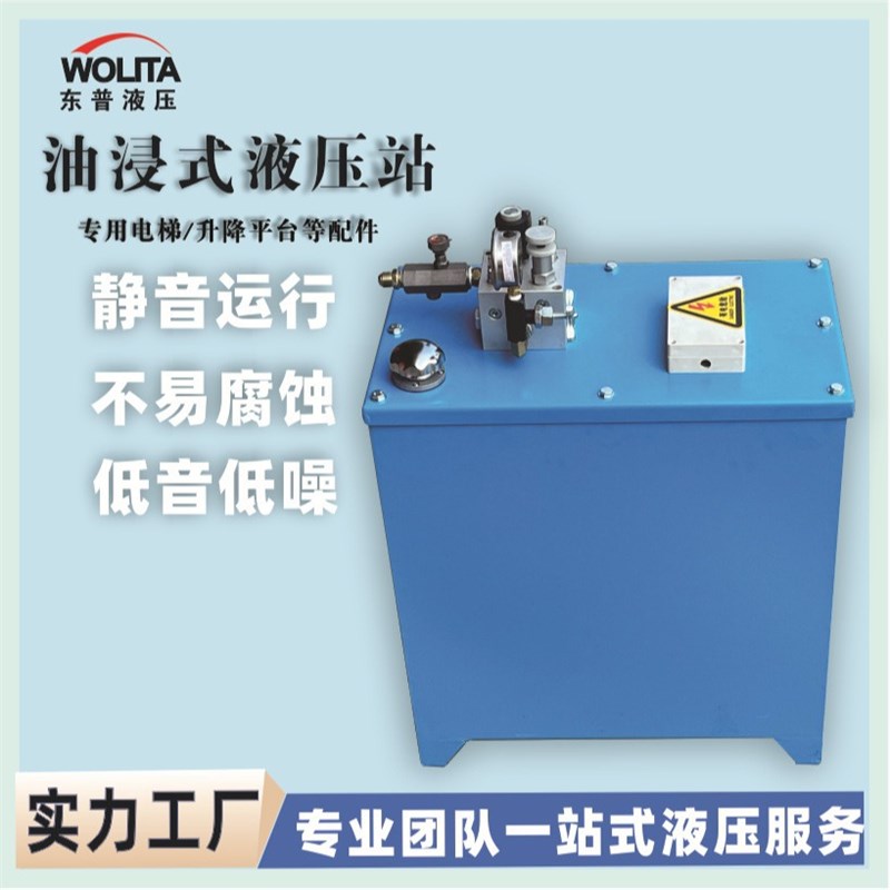 油浸式静音液压泵站非标动力单元液压系统升降平台电梯静音液压站