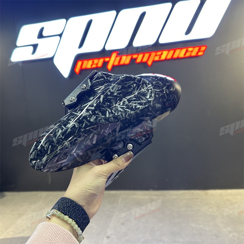 适用CNC分体前挡泥板185以上开档改装小牛九号电动车铝合金支架