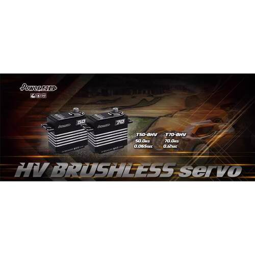 PowerHD T50BHV高压无刷大扭力舵机1/10 1/8攀爬车短卡车大脚车用