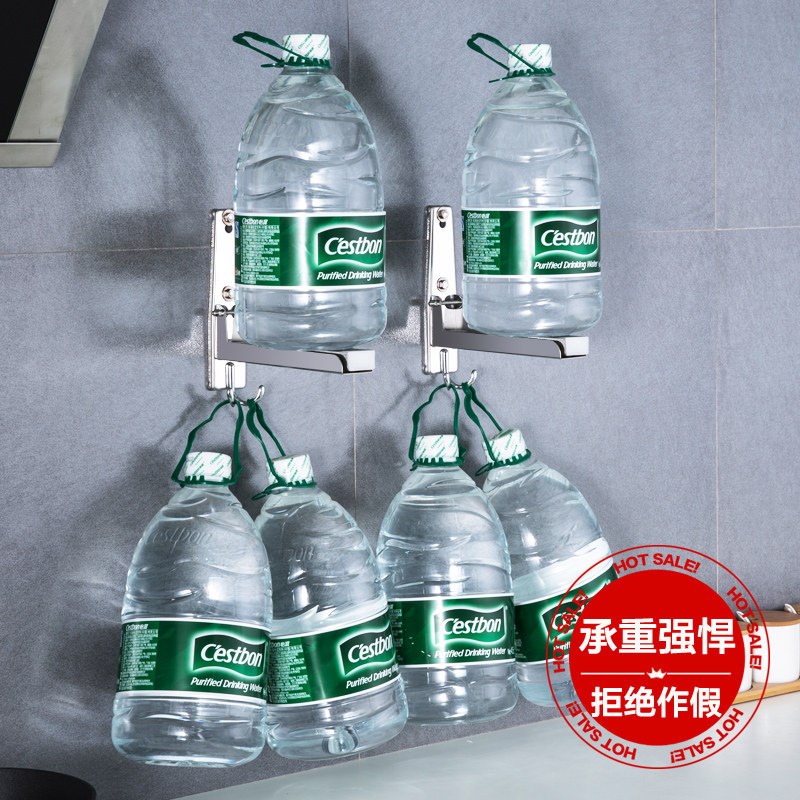 微波炉支架壁挂式厨房置物架烤箱架子多功能伸缩墙上打孔收纳用品