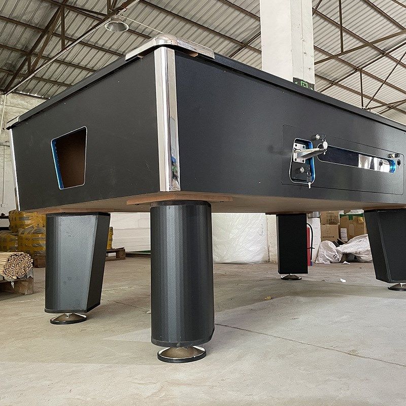 厂家直供 商用成人8尺投币台球桌 美式黑八桌球台 Pool table