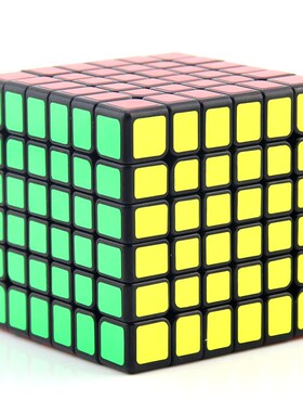 奇艺魔方格无华V2六阶黑色魔方 无华二代升级版6阶顺滑比赛魔方