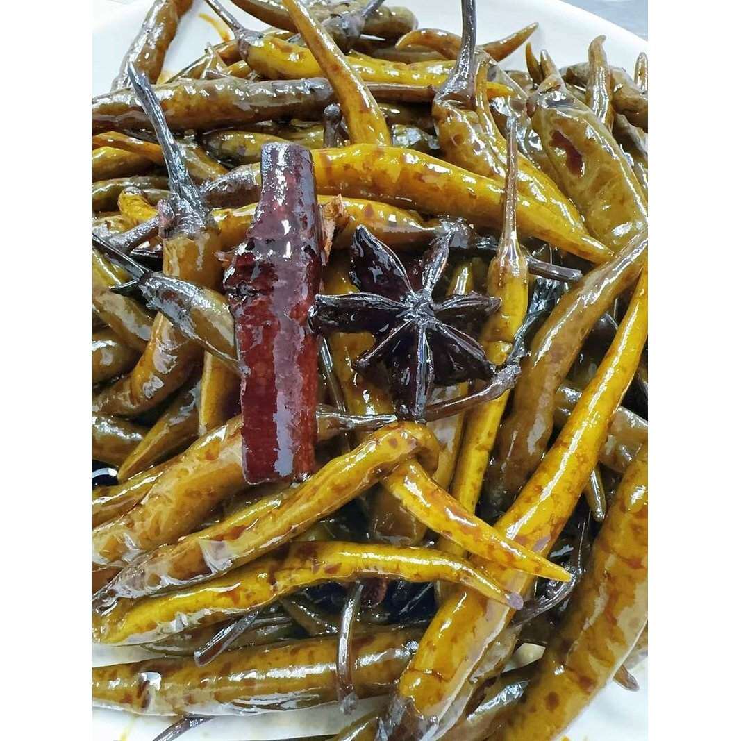 农家手工油辣椒腌制小尖椒辣椒咸菜即食小咸菜开胃解腻下饭野山椒