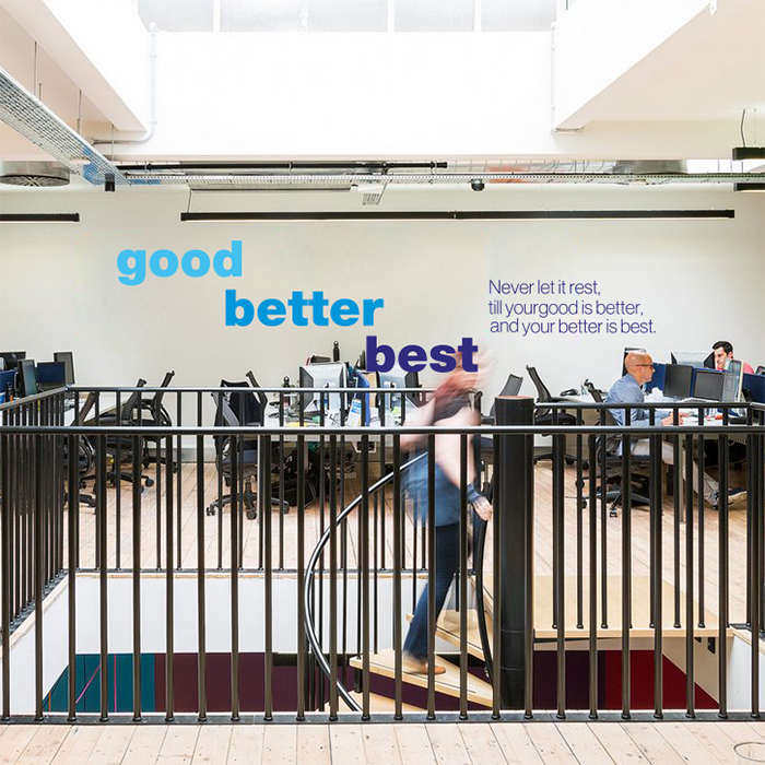 英文墙贴贴纸 文字励志激励名言引用镂空墙贴纸 办公室学校教室